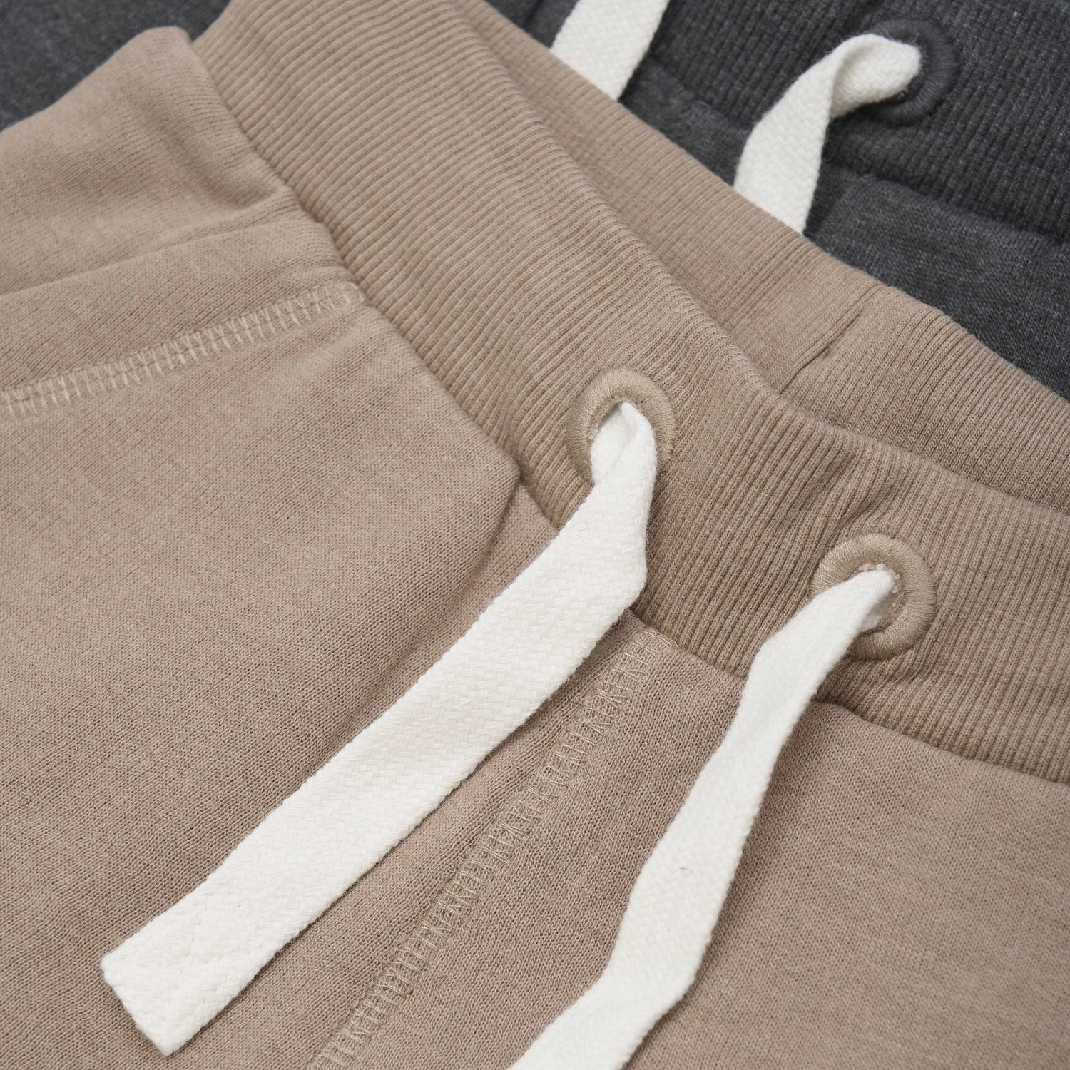 mid-rise Minymo Fossil Basic 53 Sweat shorts 2-pack