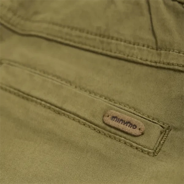 Minymo Olive Drab Shorts Twill dress shirt