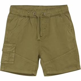 Minymo Olive Drab Shorts Twill Ventilated Back Panels Day Trip Wear