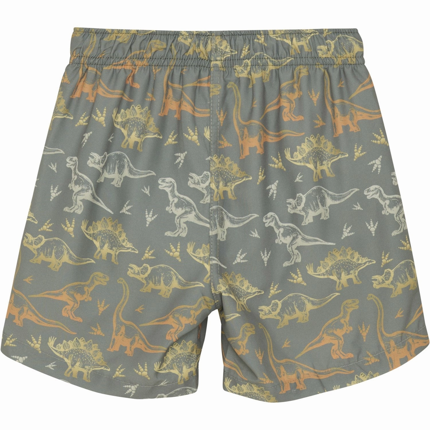 Striped-Pattern Relaxed-Vibe Minymo Sea Spray Swim Shorts AOP