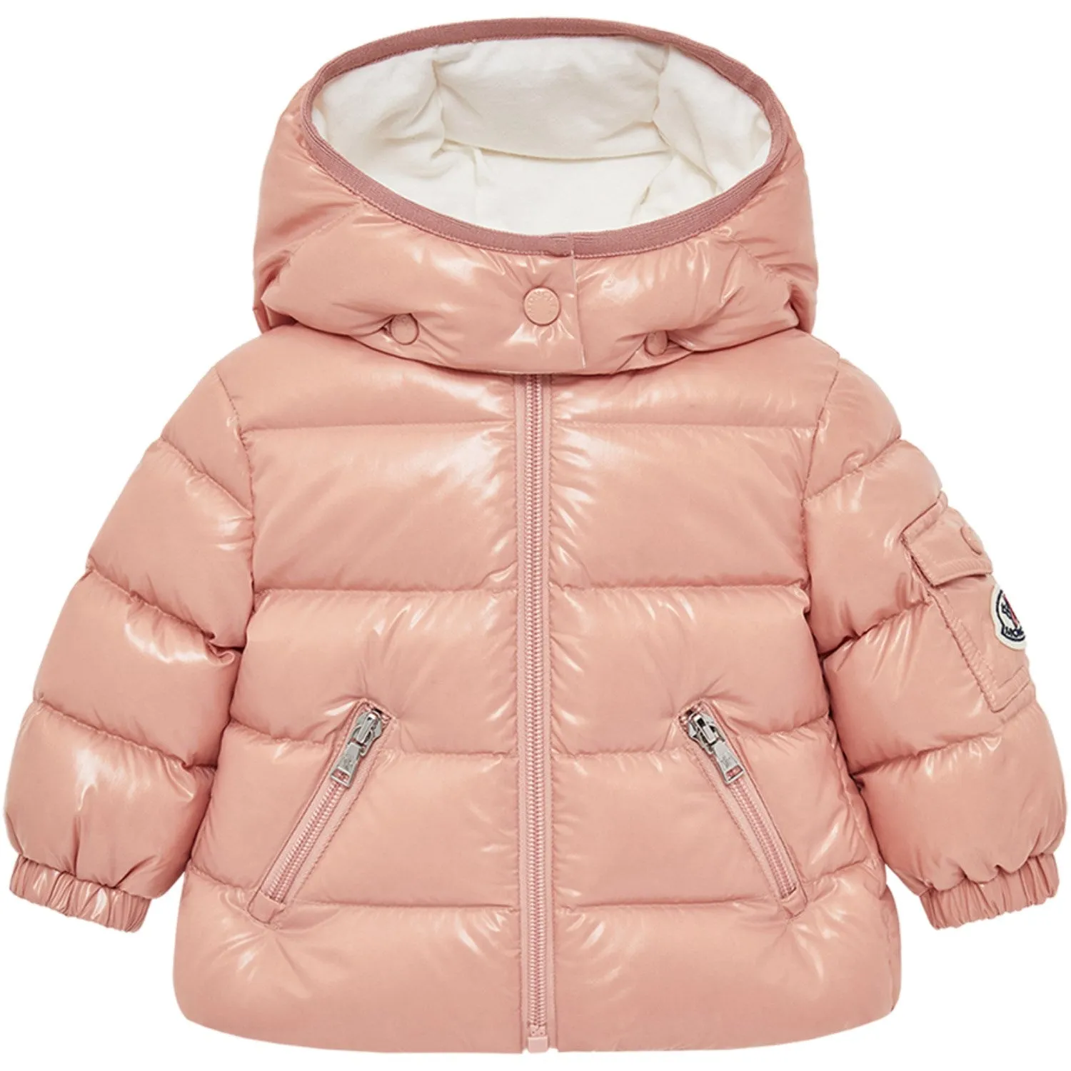 Moncler Pastel Pink Bady Jacket Adjustable-Length Comfortable spring blouse