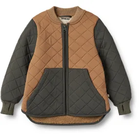 Wheat Caramel Thermo Jacket Wulf Zip-Closure Functional-Design