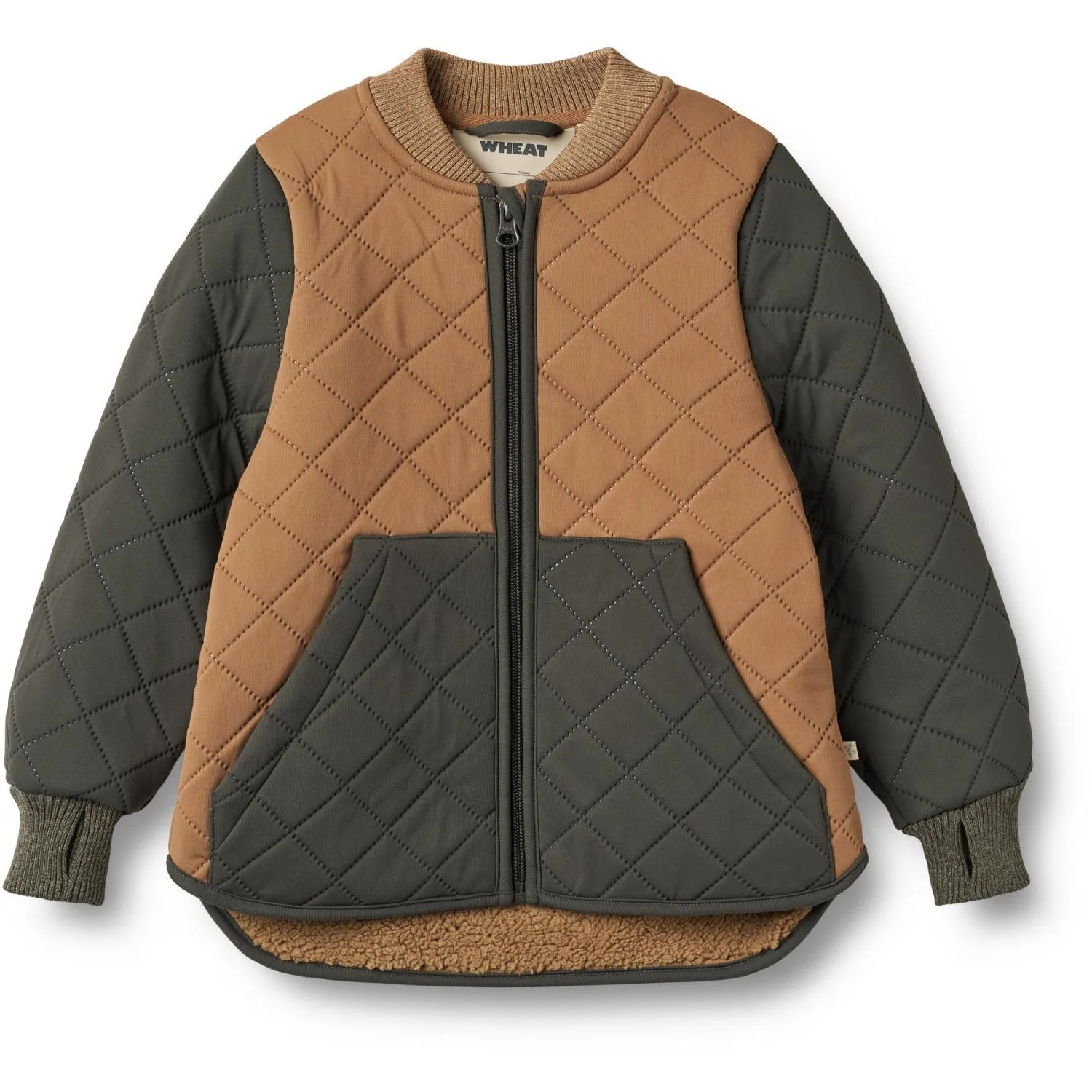 Wheat Caramel Thermo Jacket Wulf Zip-Closure Functional-Design