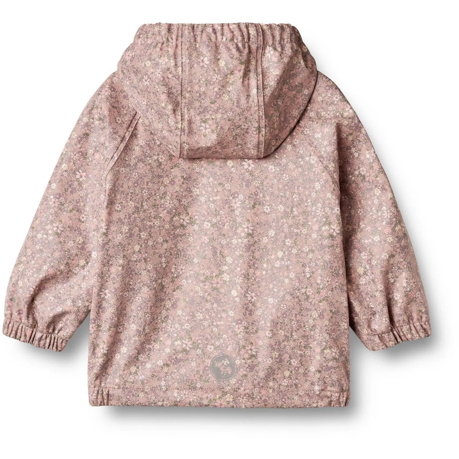 Stylish Outdoor Fit Wheat Powder Flower Meadow Rainwear Chardy Jacket