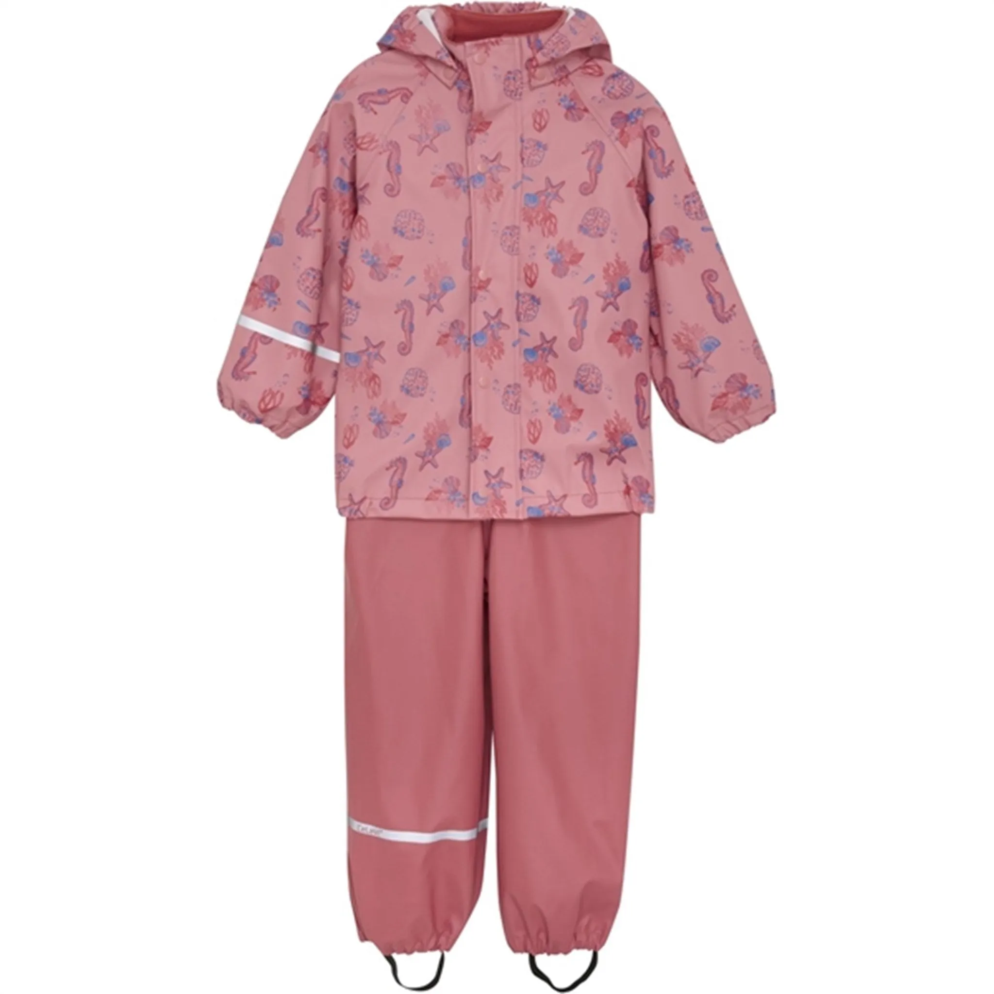 Minimalist Shell Coat CeLaVi Rain Set Aop Slate Rose