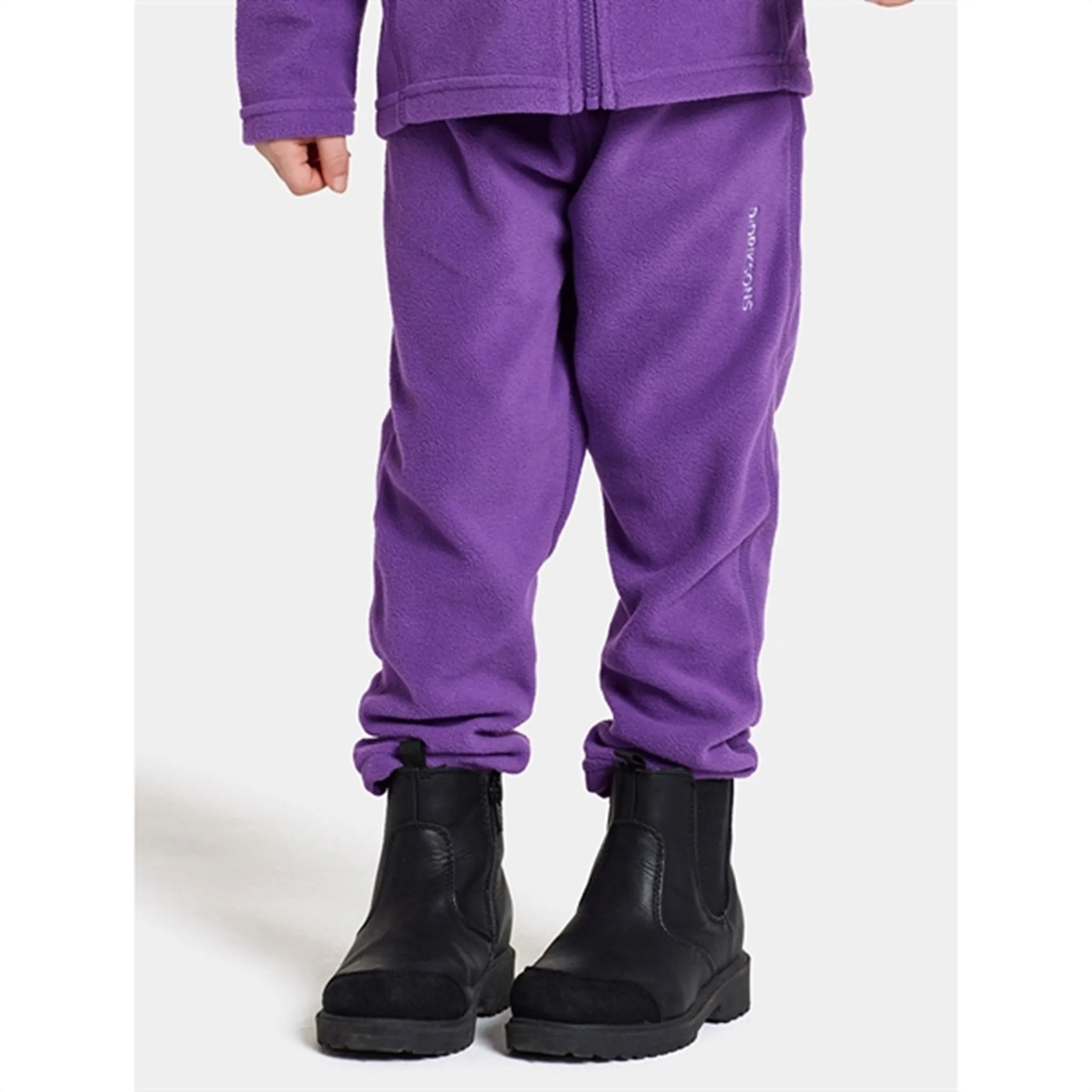 Trail Piece Didriksons Disco Purple Monte Kids Fleece Pants