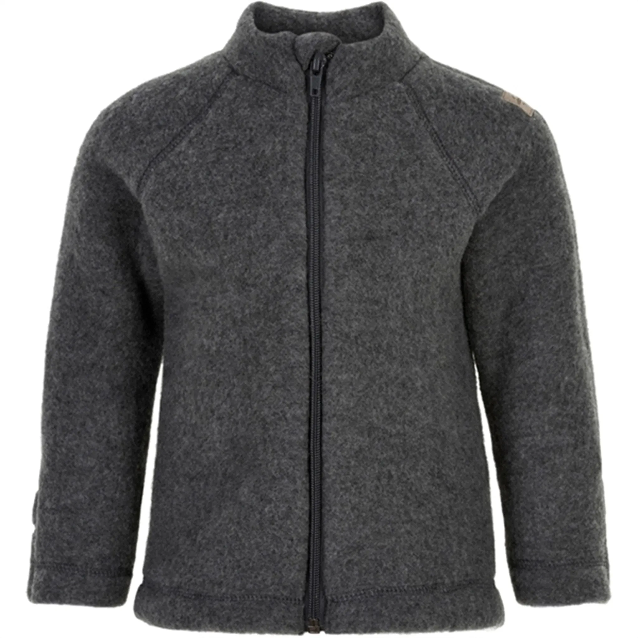 Warm Liner Mikk-Line Wool Baby Jacket Anthracite Melange