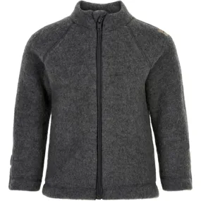 Travel Fit Mikk-Line Wool Baby Jacket Anthracite Melange