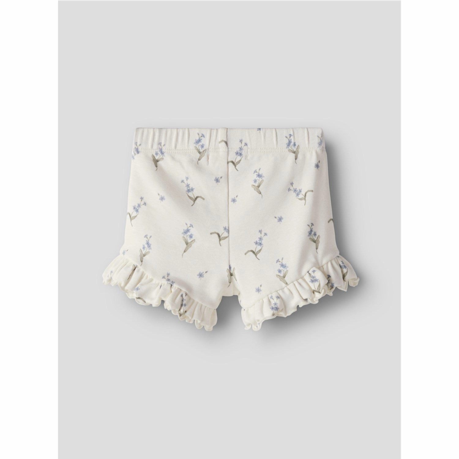 Lil'Atelier Coconut Milk Forget Me Not Gayo Sen Shorts anti slip grip Ultra Soft Waistband