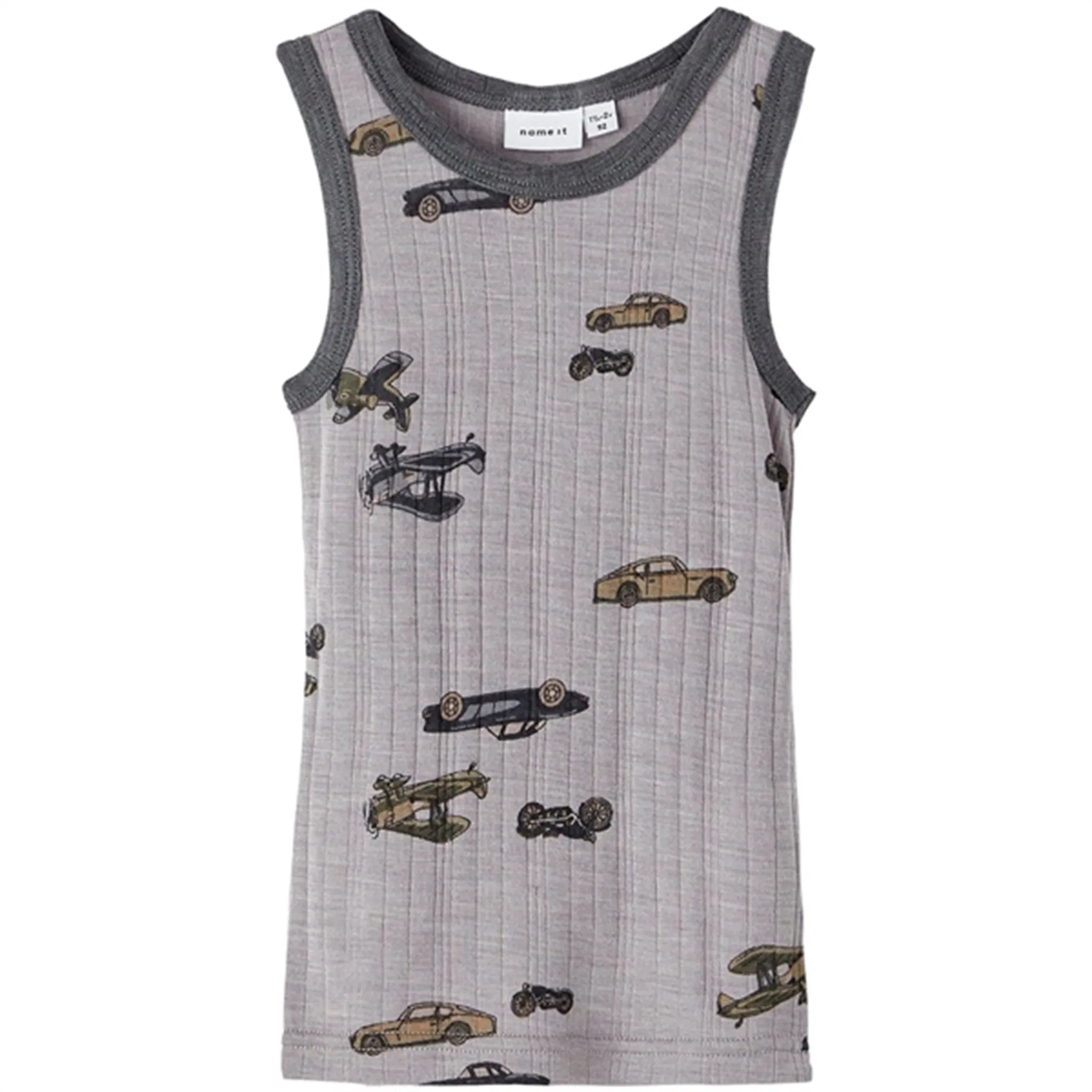 Eco Friendly Material Easy to store Name it Silver Filigree Wang Wool Needle Tank Top AOP