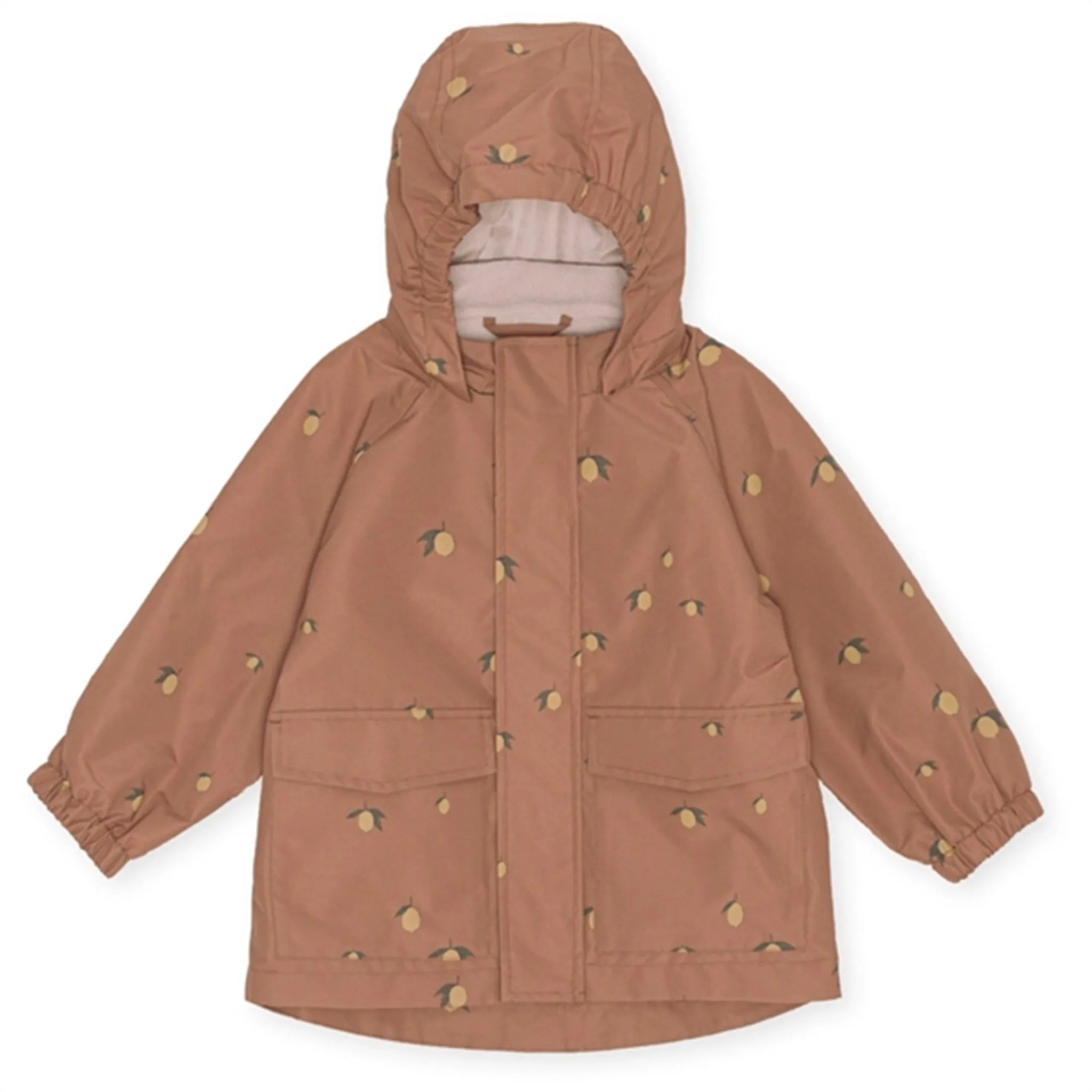Youth Rain Ready Konges Sl?jd Anon Jacket Brown Lemon