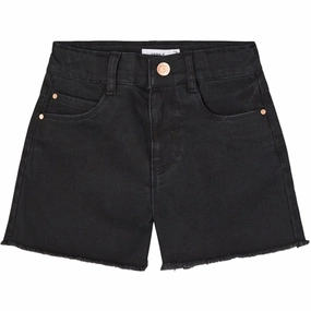 Name it Black Denim Rose Mom Denim Shorts Noos Minimal Fit Sports Comfort