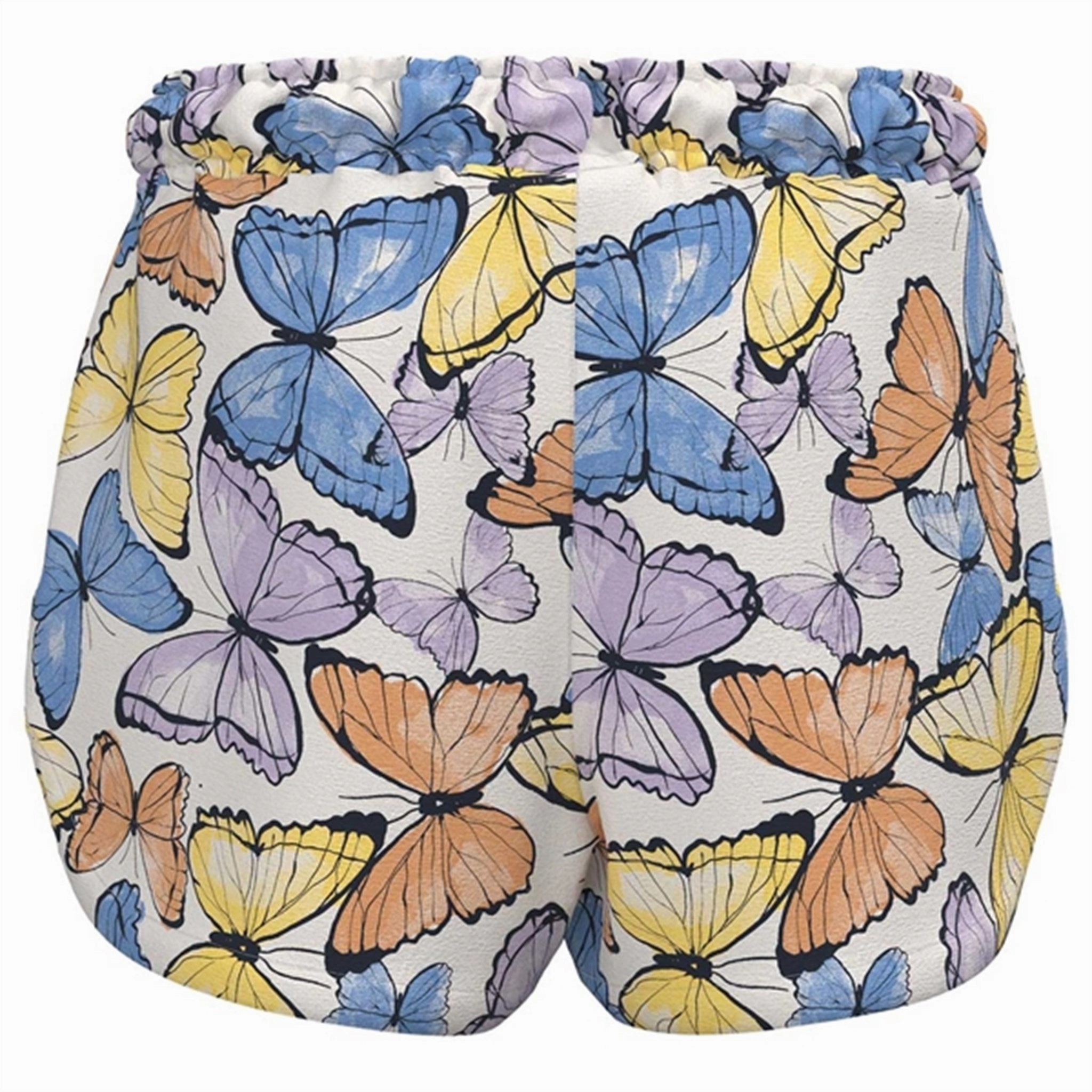No Slip Grip Name it White Alyssum Butterfly Vigga Shorts