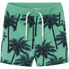 Name It Green Spruce Jusper Sweat Shorts Smooth Texture