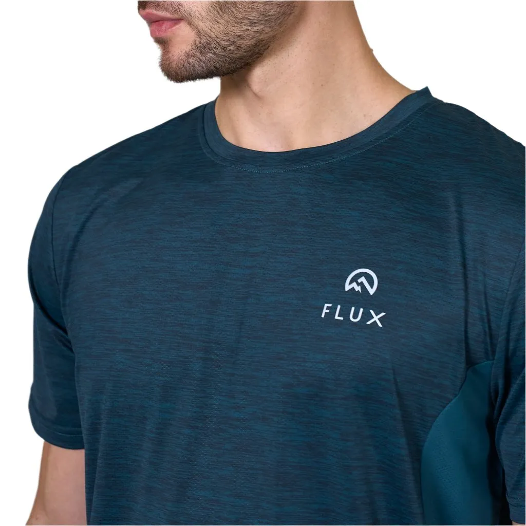 AntiPilling Fabric Flatlock Seams Flux Contrast Left Logo T-Shirt Men
