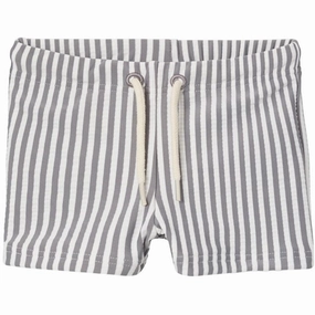 Lil'Atelier Silver Filigree Farrow Swim Pants Full Coverage All-Over Comfort