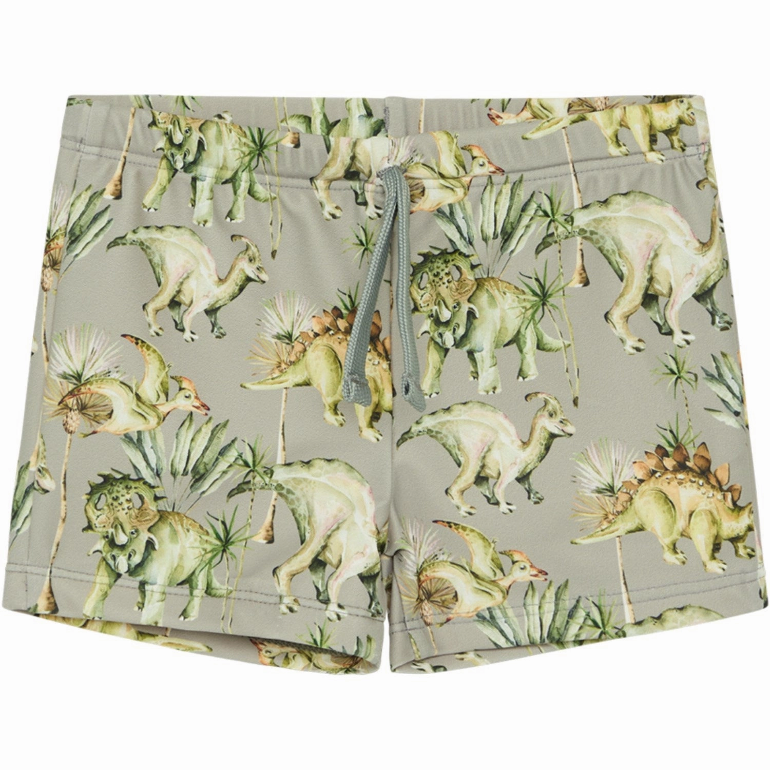 Active Wear Durable Closure Hust & Claire Seagrass Haki Swimming Trunks