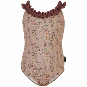 Mikk-Line Swimsuit AOP Nougat Sun Escape Summer Swim