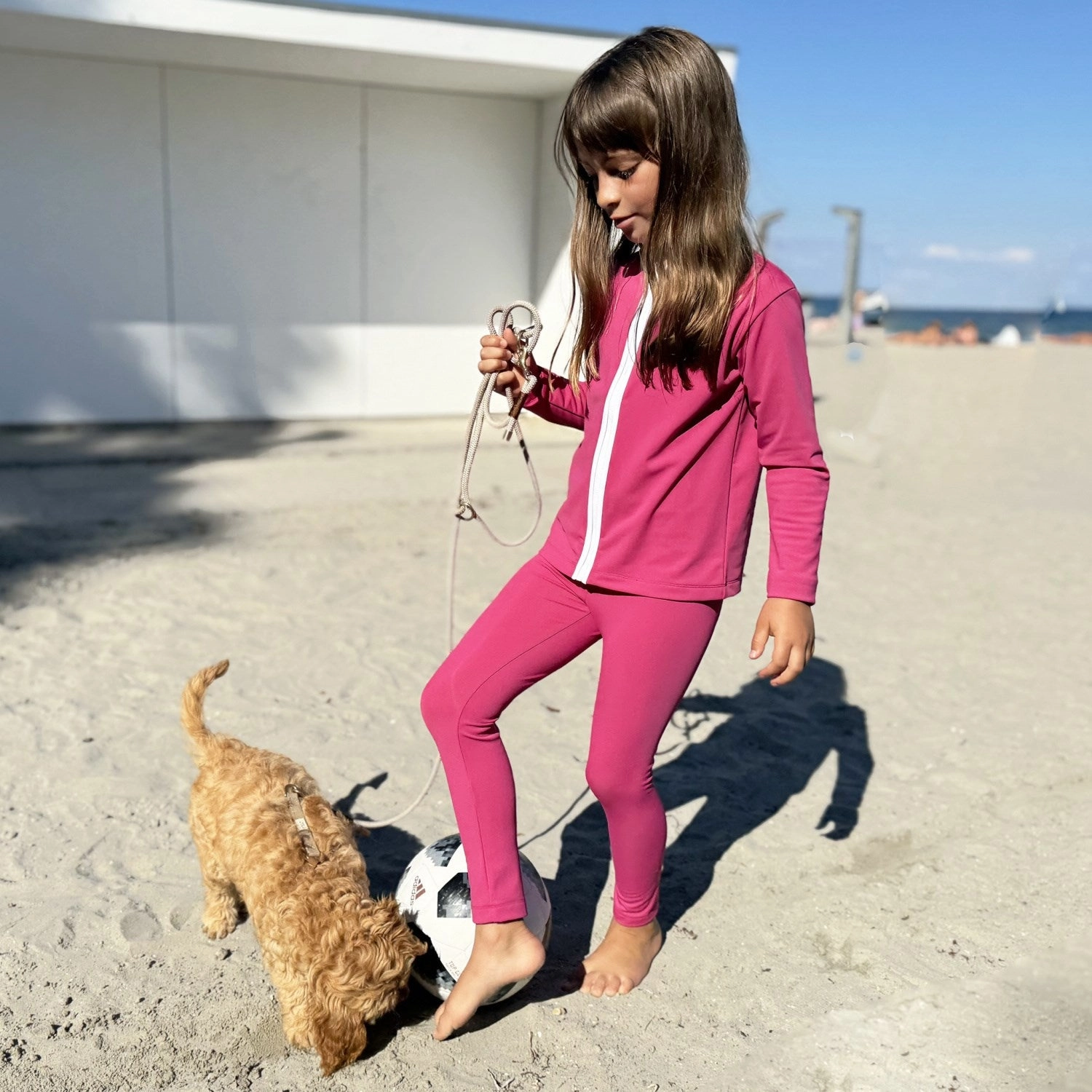 Petit Crabe Mulberry Fly Uv-Leggings Sweat Resistant Material Relaxing Moments