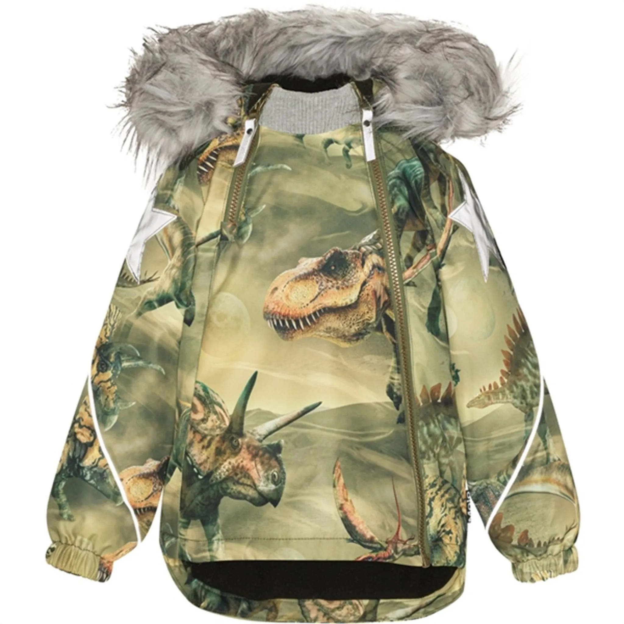 Foldable Collar Design Consciousness Molo Ancient Time Hopla Fur Jacket