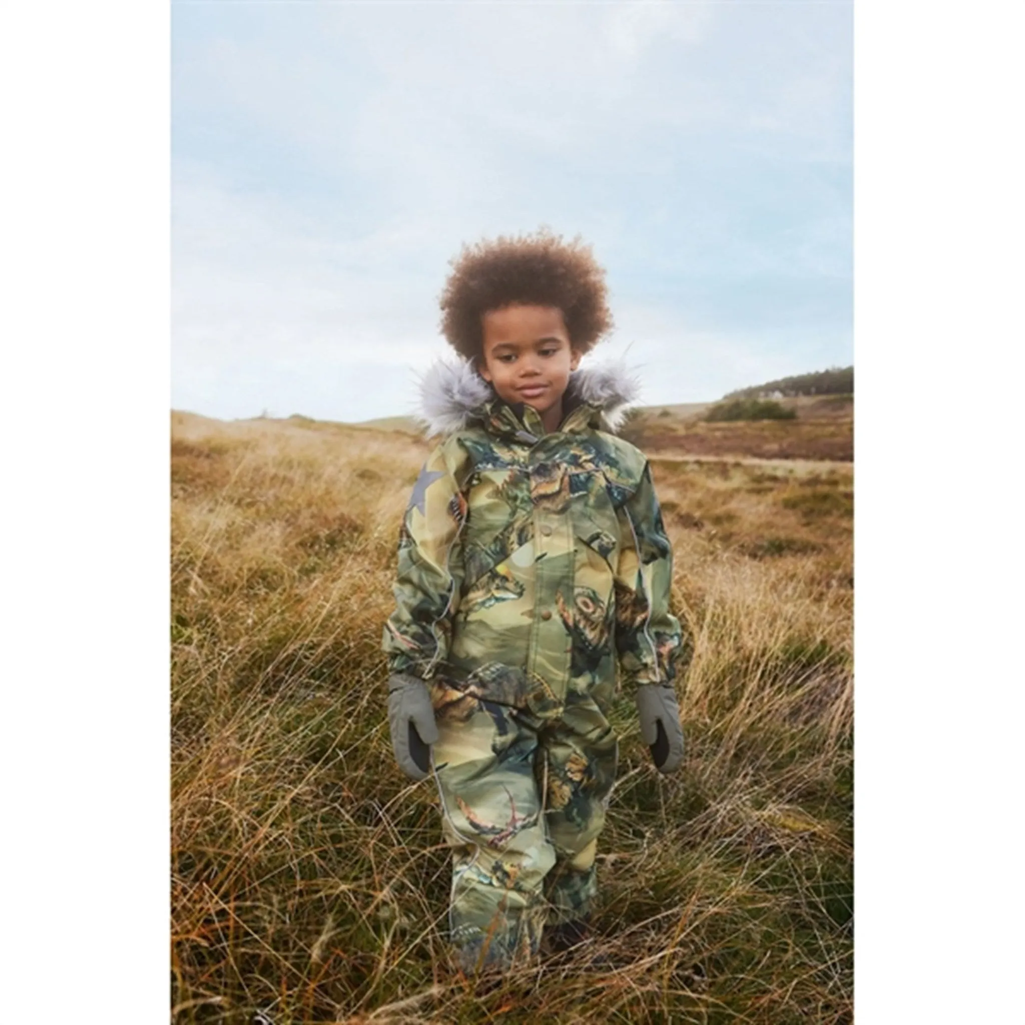 Molo Ancient Time Polaris Fur Junior Snowsuit Waist-Cinching