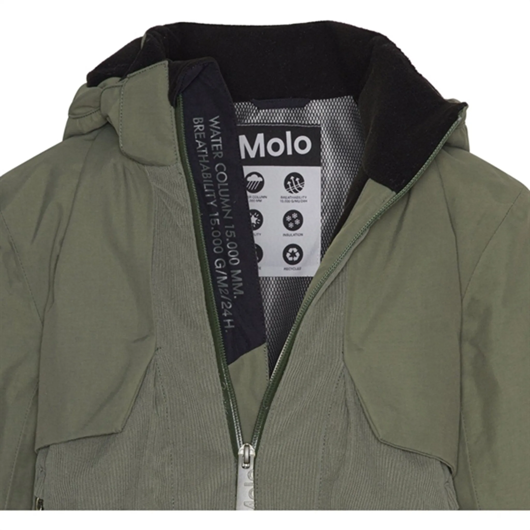 Gravity Defying Weight Molo Dusty Green Alpine Jacket