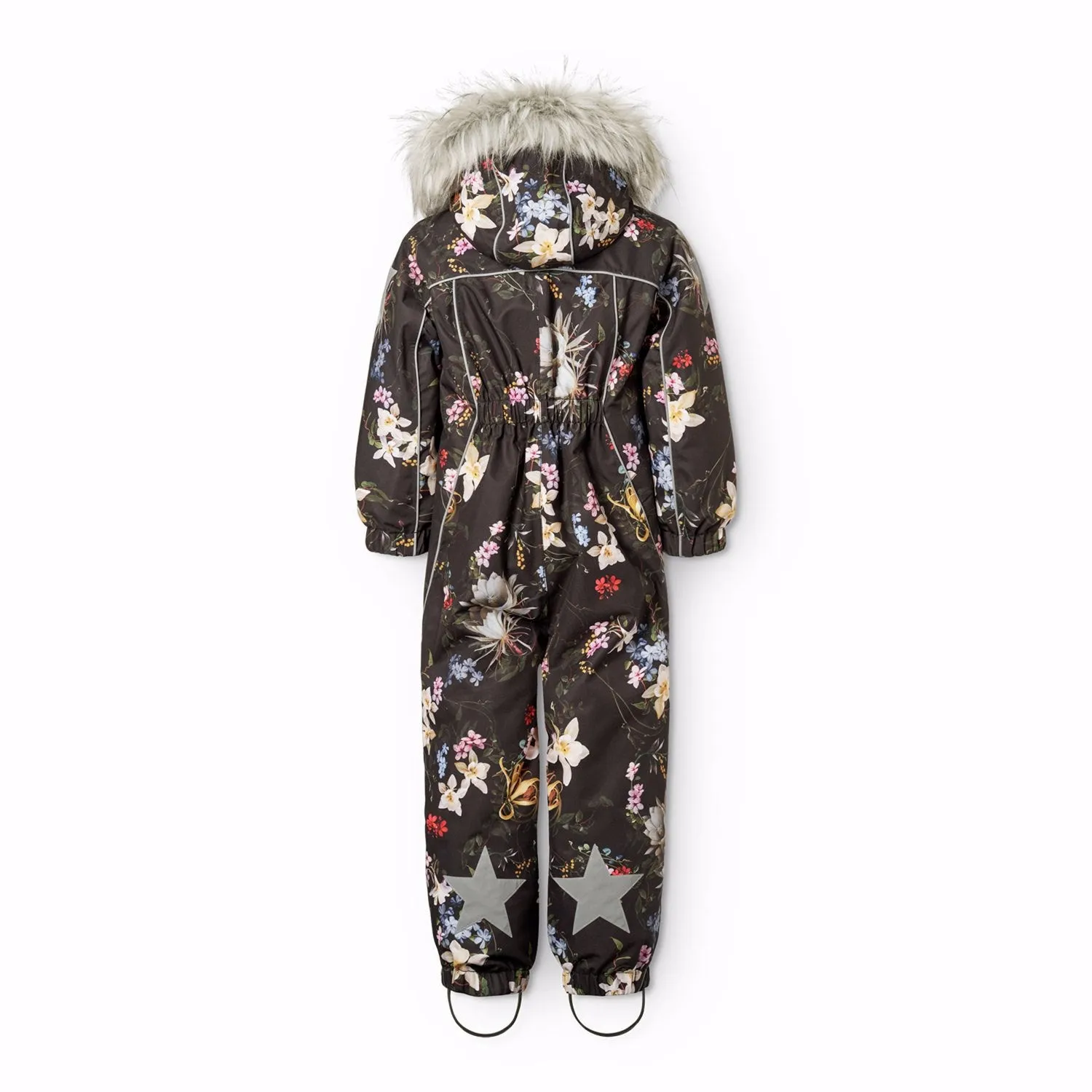 Dance-Party Pastel-Tone Molo Paisley Flowers Polaris Fur Junior Snowsuit