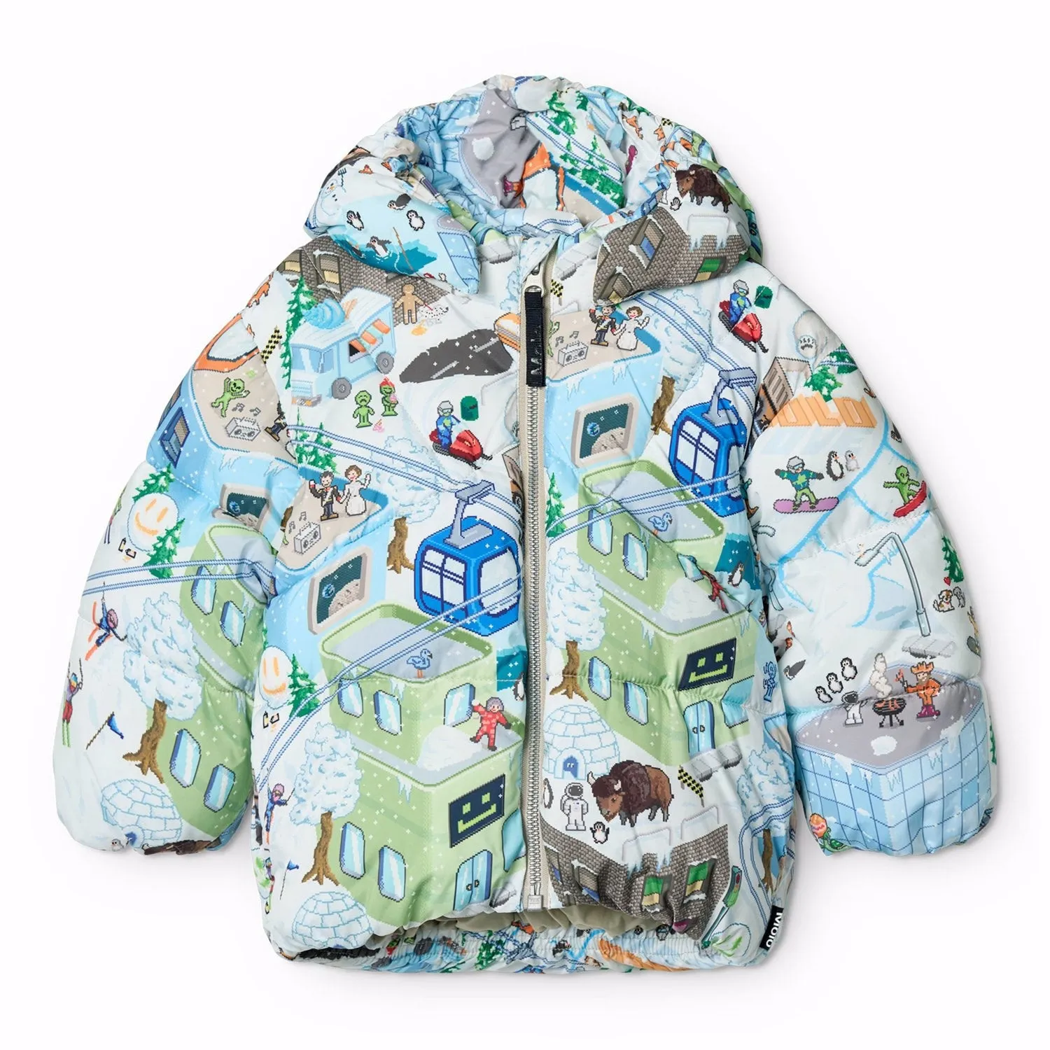 Molo Pixel Winter Harpo Jacket Kimono-Sleeve