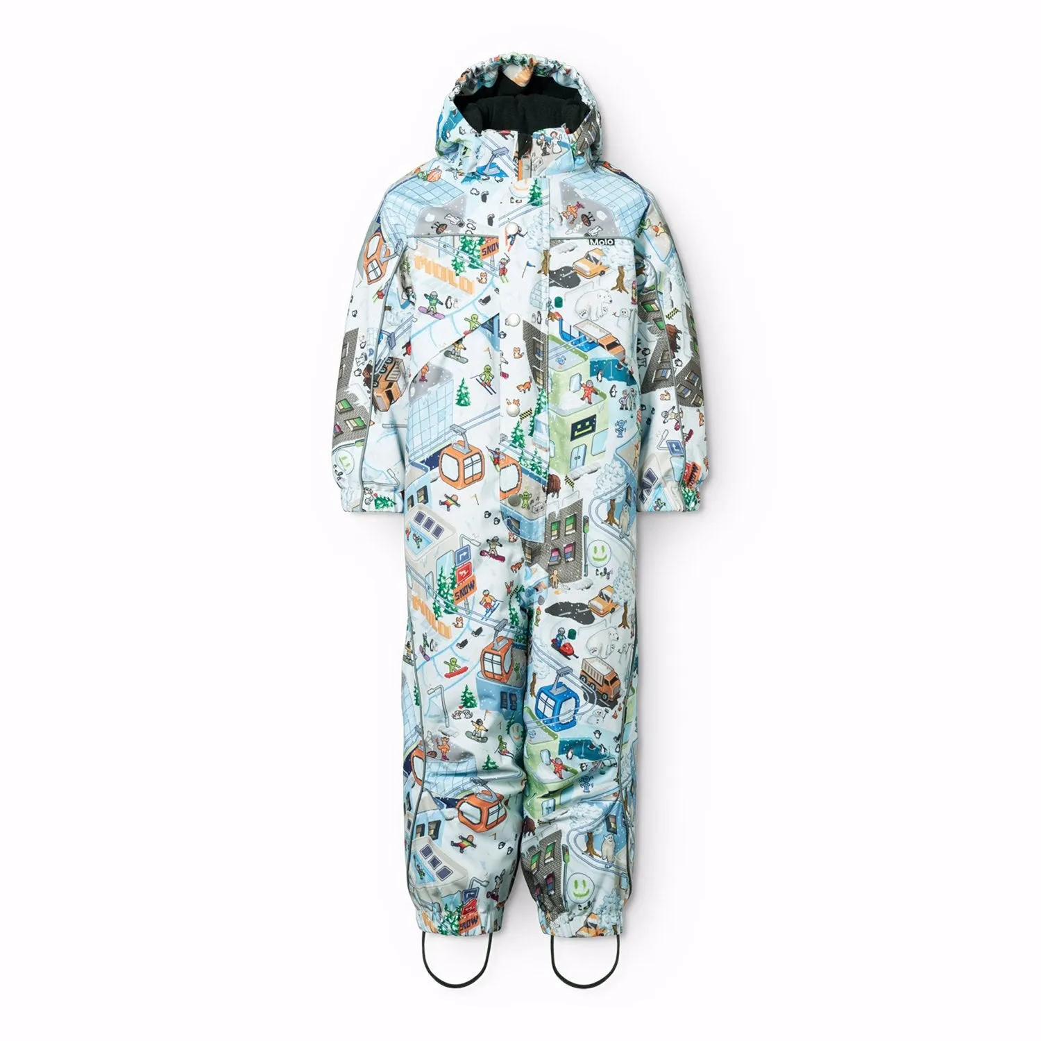 Asymmetric-Hem Molo Pixel Winter Polaris Junior Snowsuit