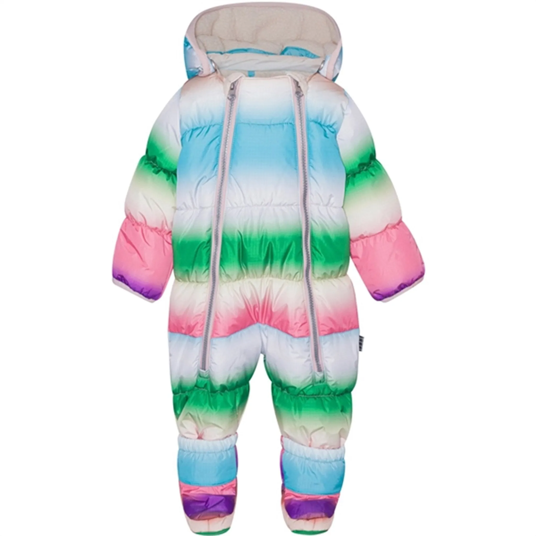 Soft-touch fabric Stretch-Recovery Molo Rainbow Magic Hebe Baby Snowsuit