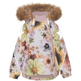 Molo Retro Flowers Hopla Fur Jacket doctors MoistureWicking