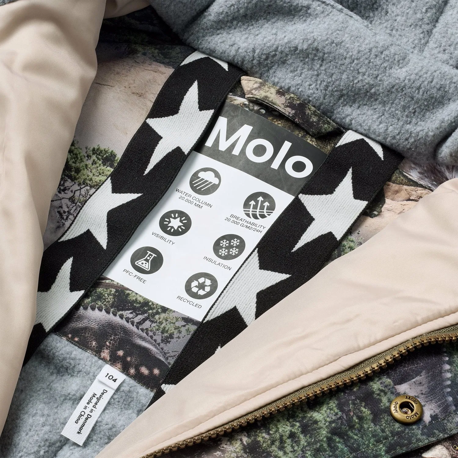 Molo Rocky Dino Polaris Junior Snowsuit Flattering blouse