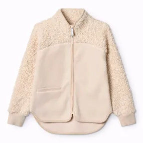 Molo Vanilla Ulani Fleece Jacket Relaxed Form Seamless Shoulder