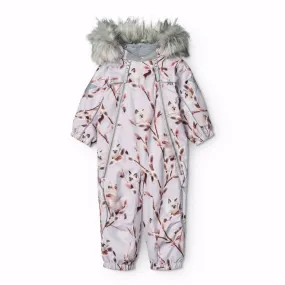 Casual-Look Draped-Style Molo Willow Kitten Pyxis Fur Baby Snowsuit