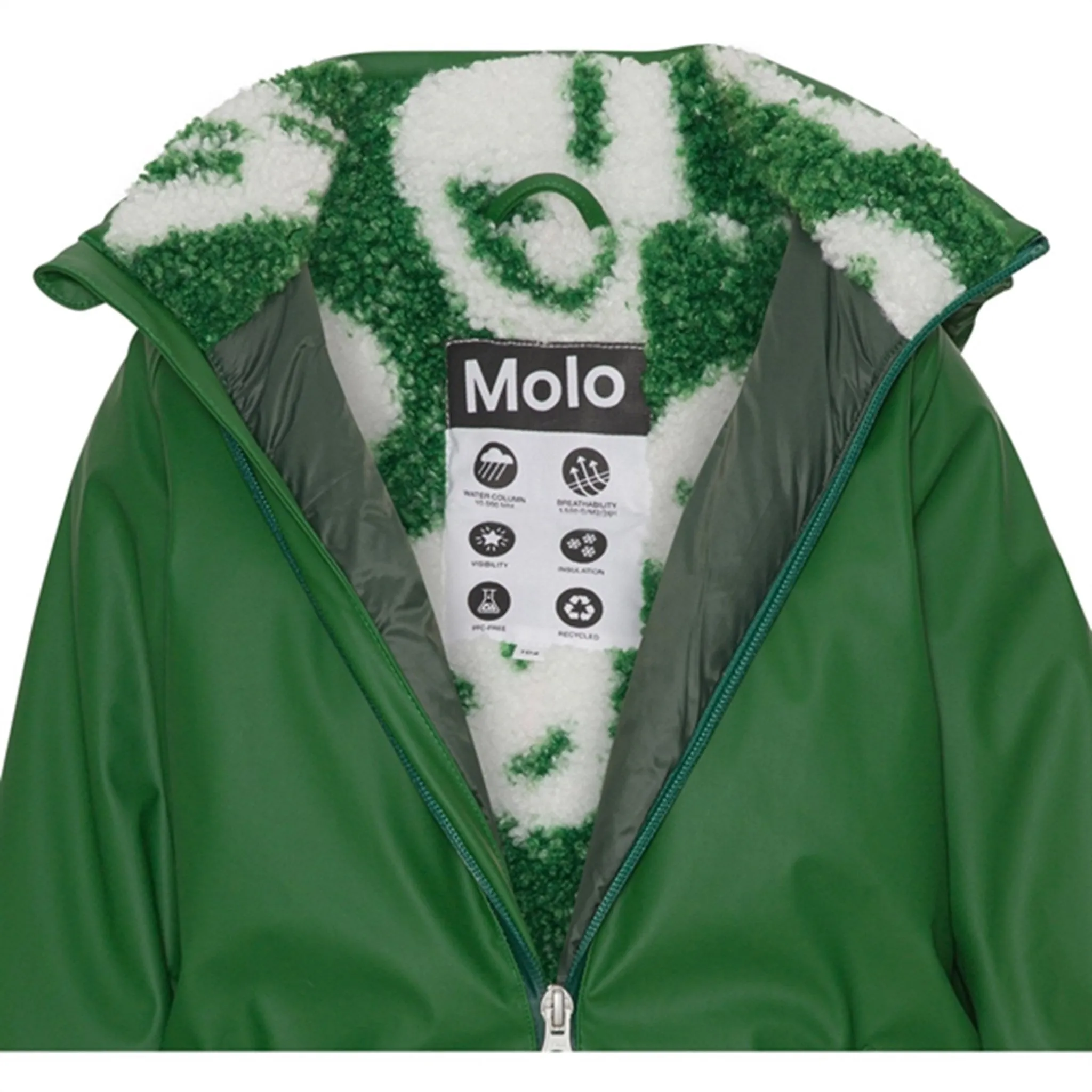 Molo Woodland Green Paco Junior Snowsuit Mix-And-Match