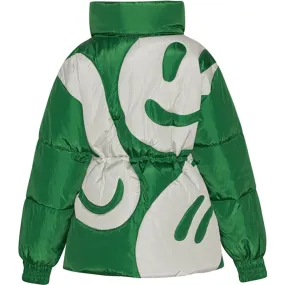 Soft-Lining Striped-Pattern Molo Woodland Smiles Hally Jacket