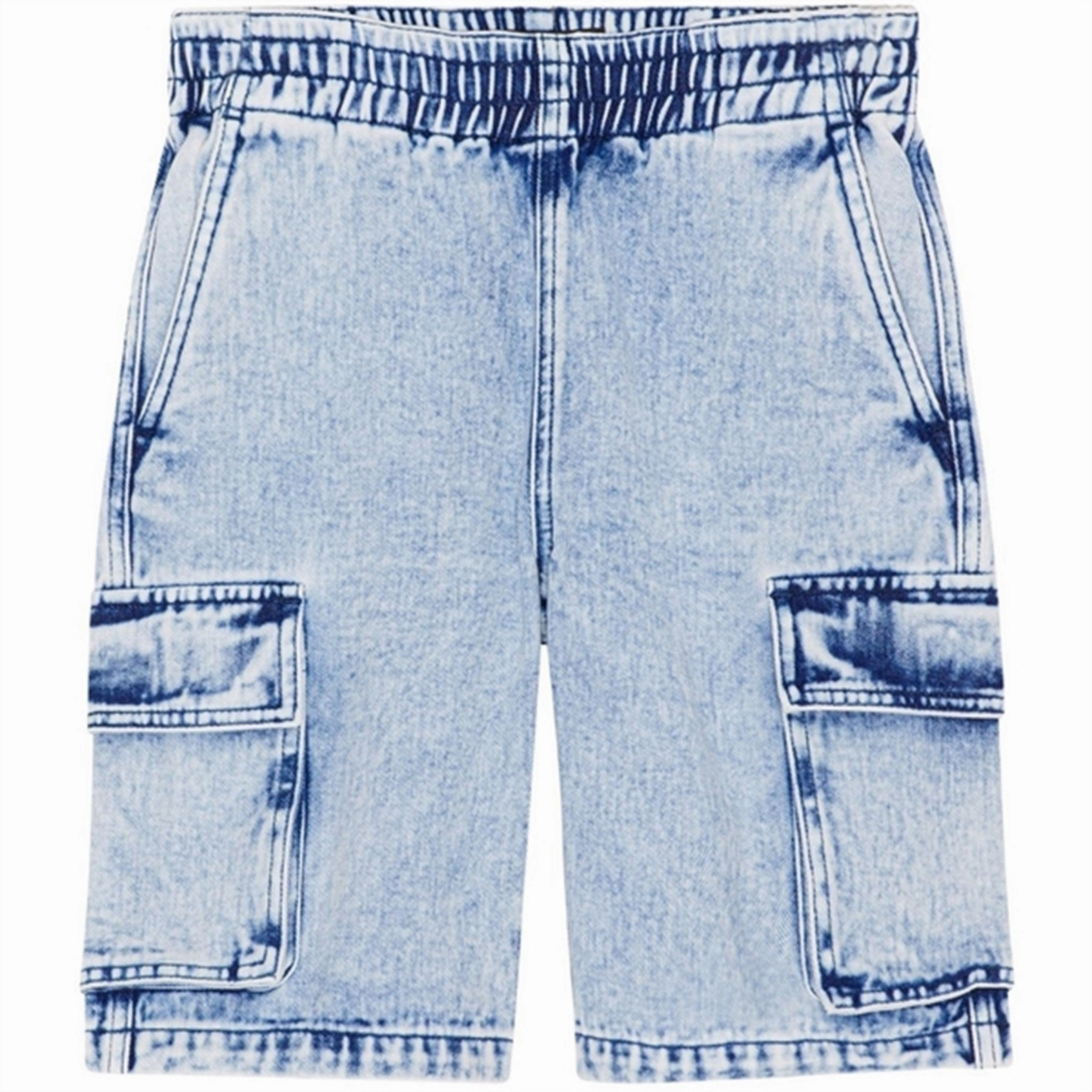 Molo Light Stone Denim Alvy Shorts Fan gear Fresh Day