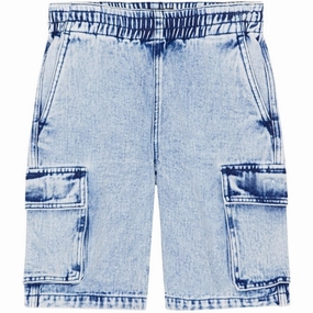 Molo Light Stone Denim Alvy Shorts Fan gear Fresh Day