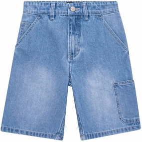 Flexible Hemline Odor-resistant Molo Lightblue Denim Archie Shorts