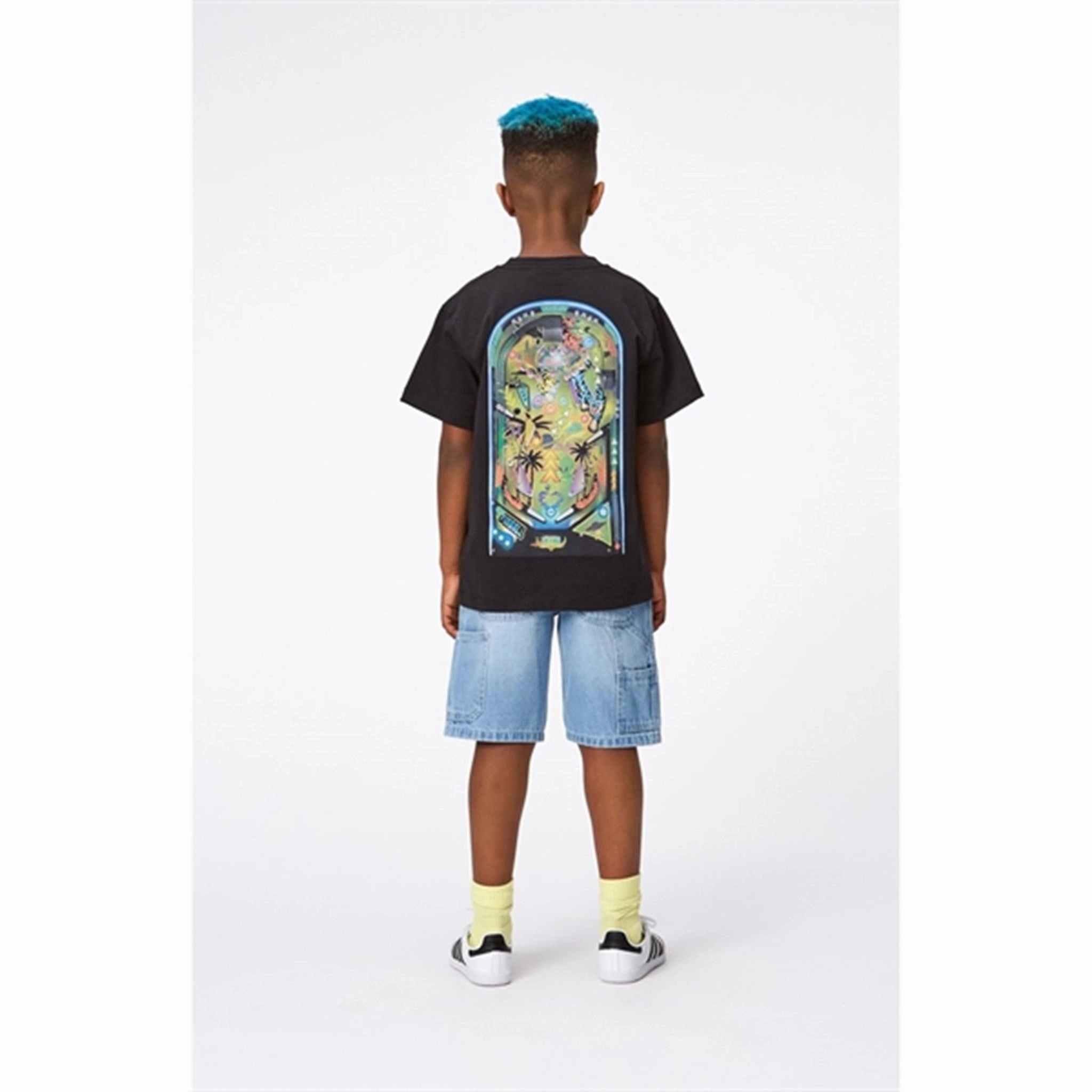 Molo Lightblue Denim Archie Shorts Business casual