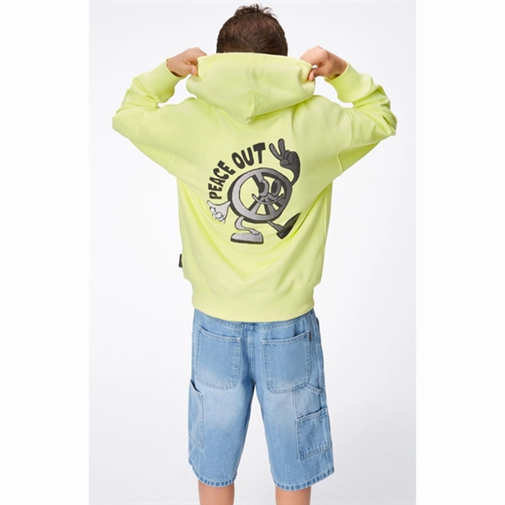 Bold colors Molo Lightblue Denim Archie Shorts