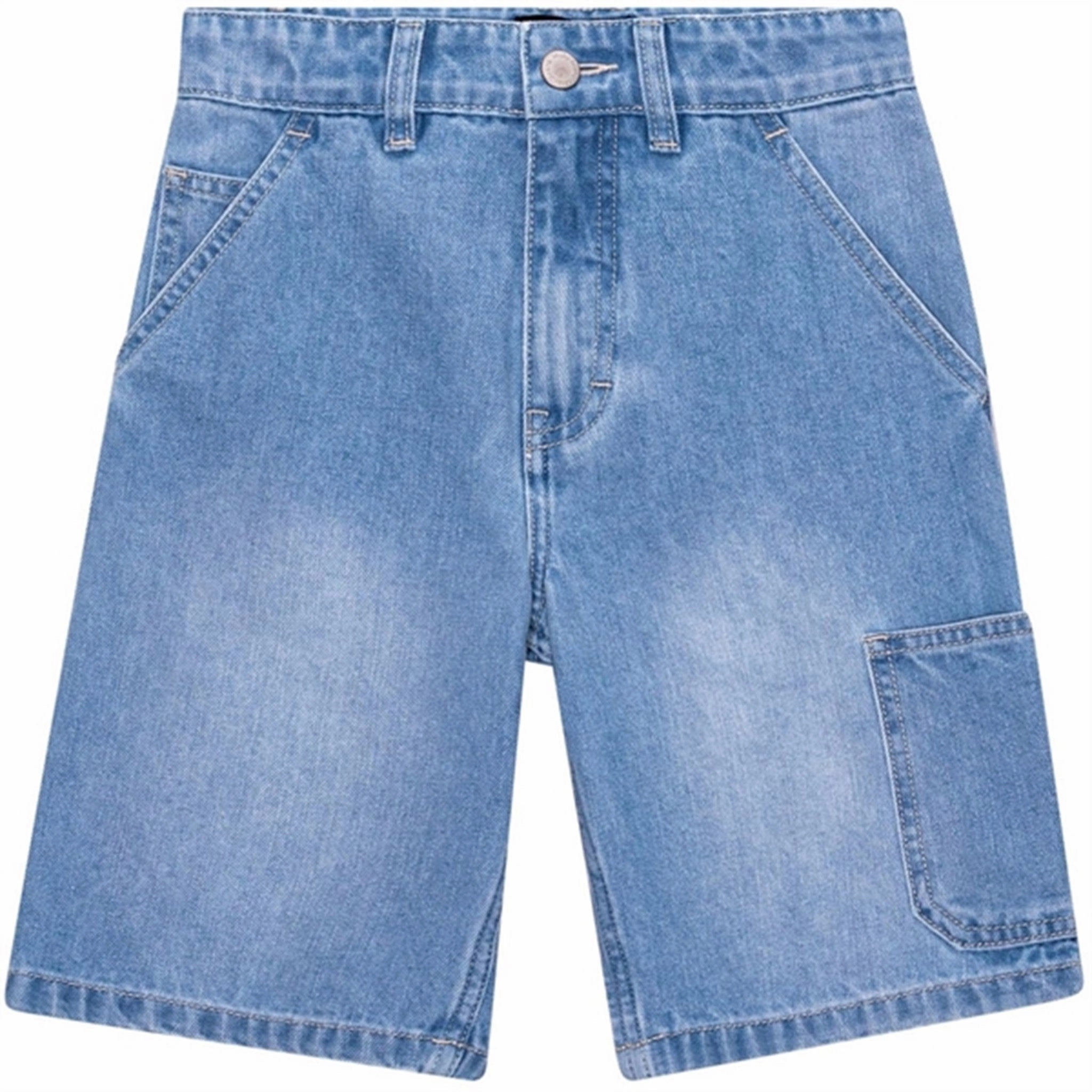 Flexible Hemline Odor-resistant Molo Lightblue Denim Archie Shorts