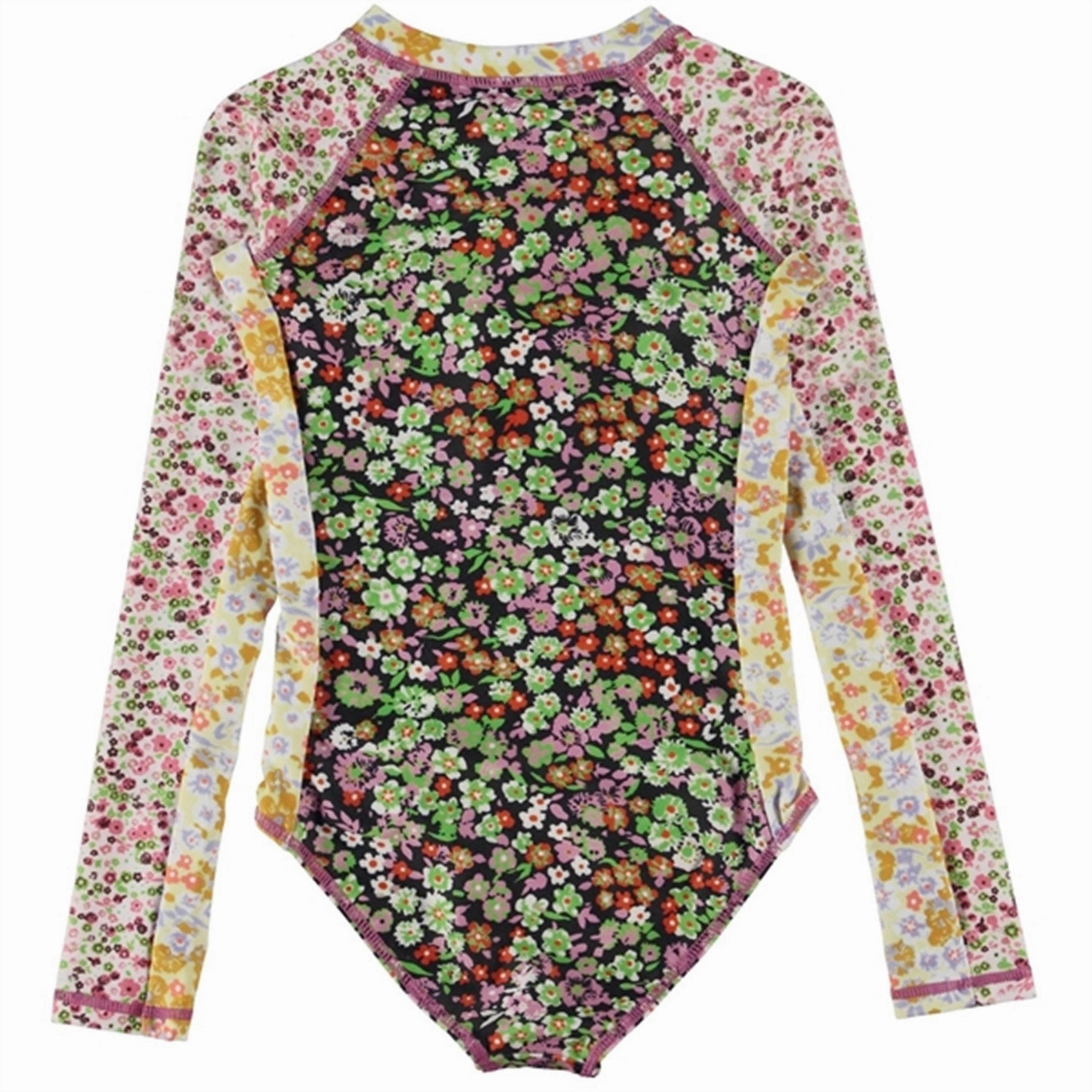 Molo Meadow Night Necky Swimsuit Smooth-Edges High-Neck