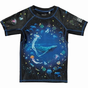 Molo Plankton Neptune Swim Top poolside style Rash Guard Style