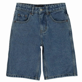 Molo Stone Denim Art Shorts Wrinkle-Resistant Beach essential