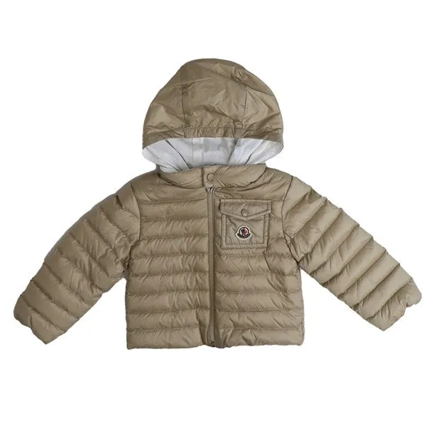 Faux Fur Moncler Baigal Jacket Beige