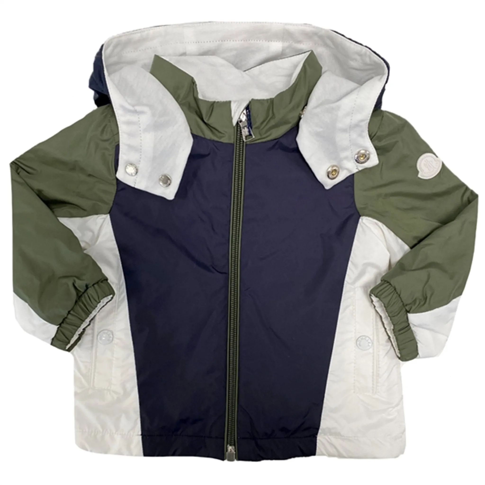 Double Layered Hood popular in Europe Moncler Barratier Giubbotto Jakke Navy Green