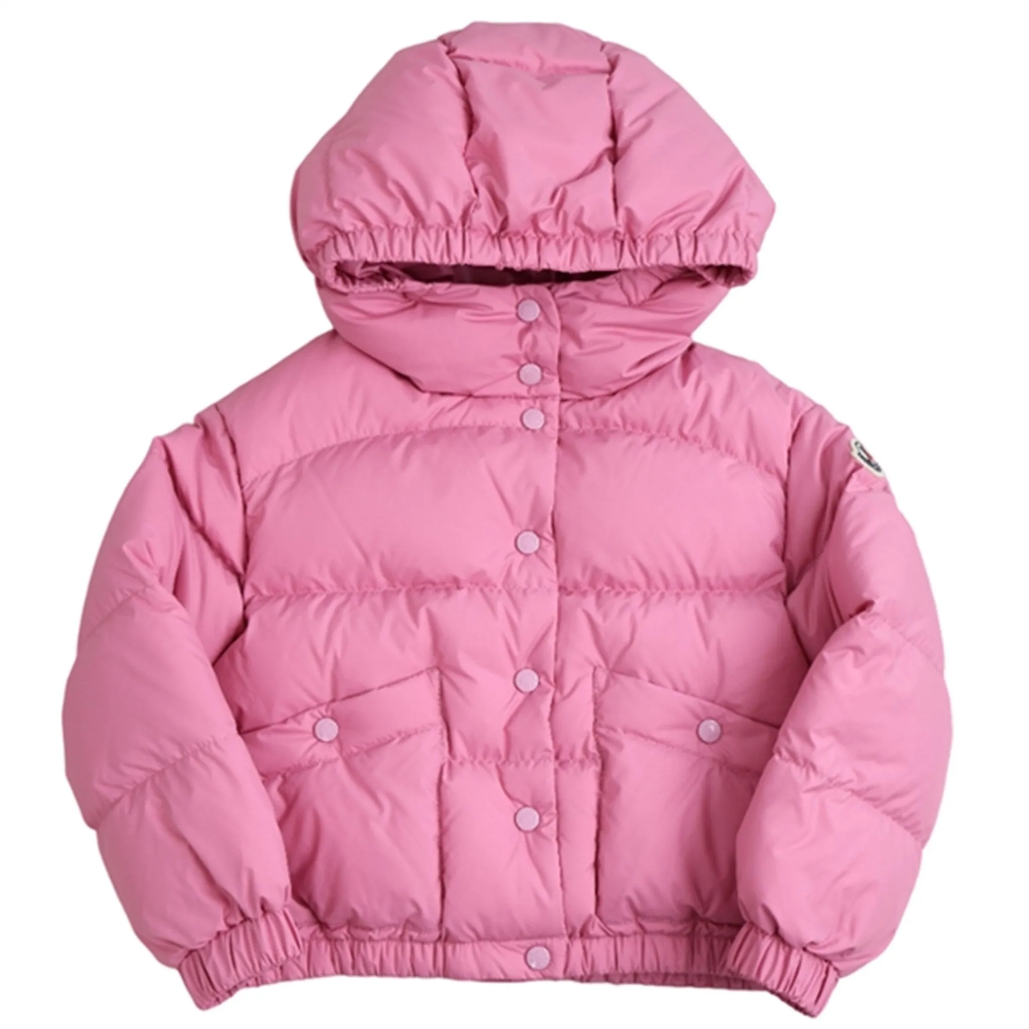 Hooded style Moncler Ebre Jacket Pink