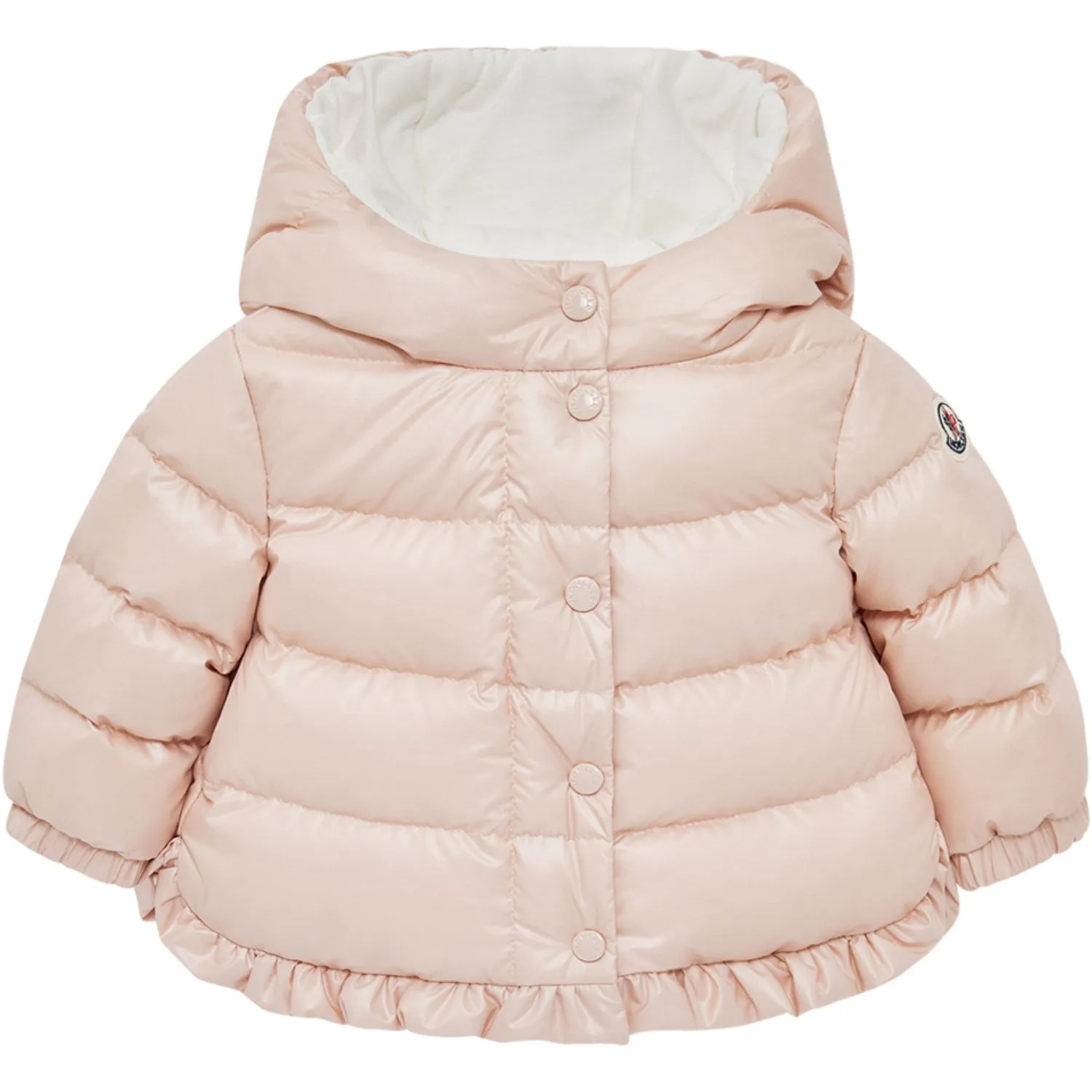 French-Cuff Moncler Light Pink Tazui Jacket