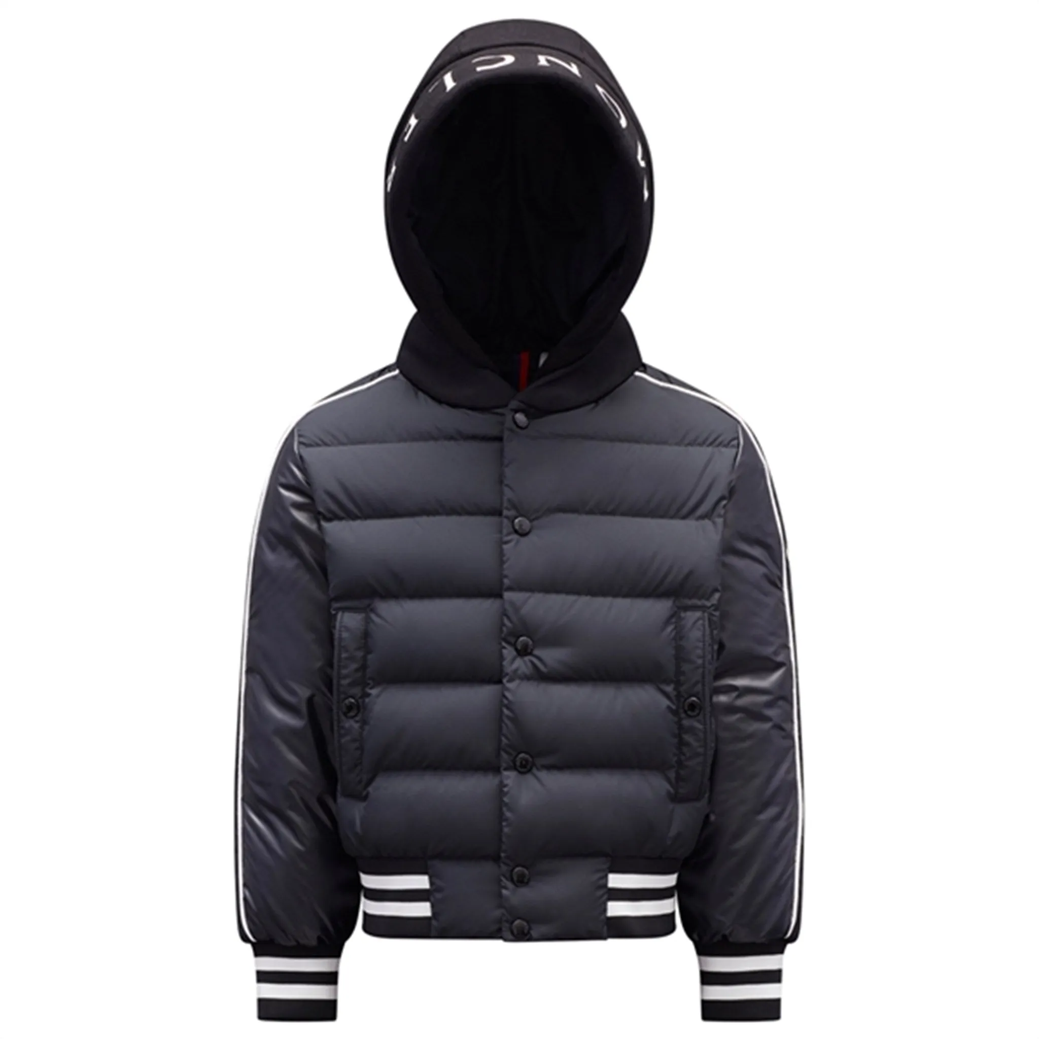 Panelled-Design Moncler Merih Giubbotto Bomber Jacket Black